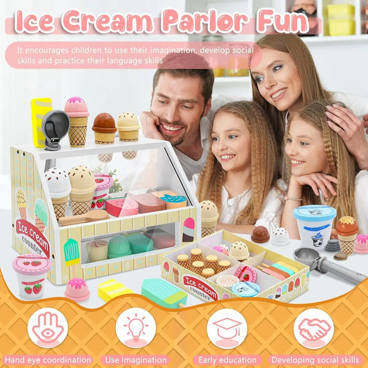 SweetShop™ Ice Cream Cart Play Set by Ainiki