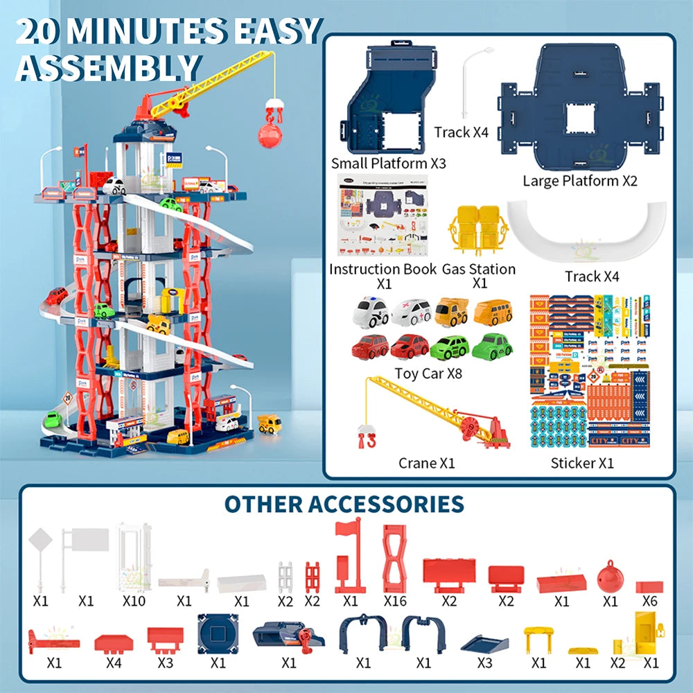 MiniGarage™ City Parking Play Set by Ainiki