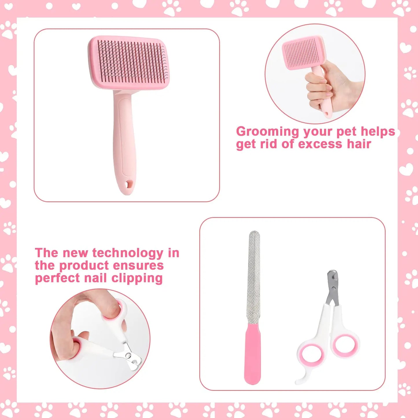 FurCare™ 8-in-1 Grooming Kit by Ainiki