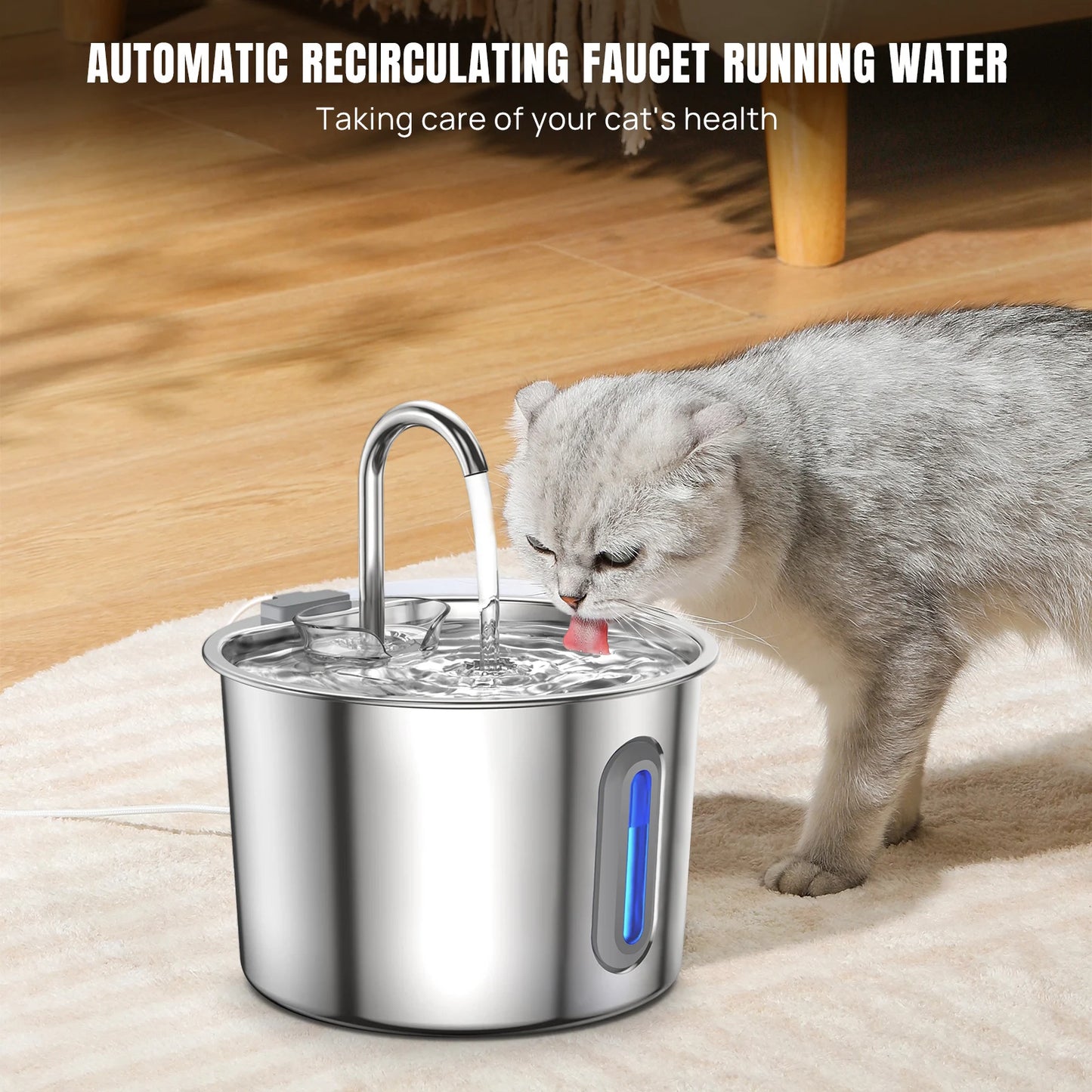AquaFlow™ Smart Pet Fountain by Ainiki