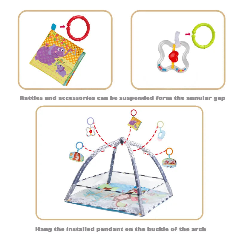 BabyNest™ Soft Activity Play Gym by Ainiki