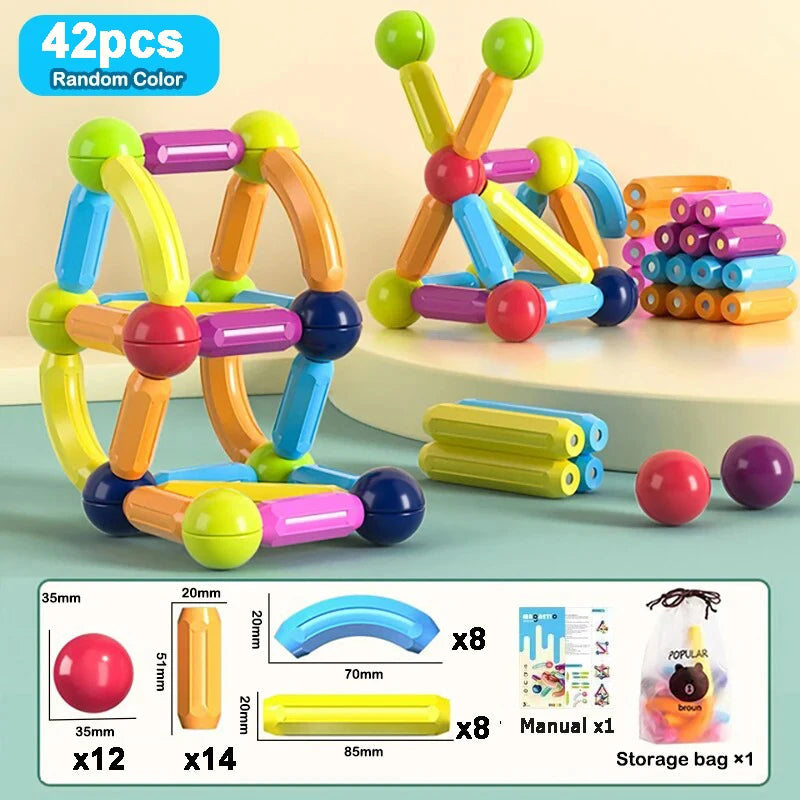 MagniBuild™ Montessori Magnetic Learning Set by Ainiki