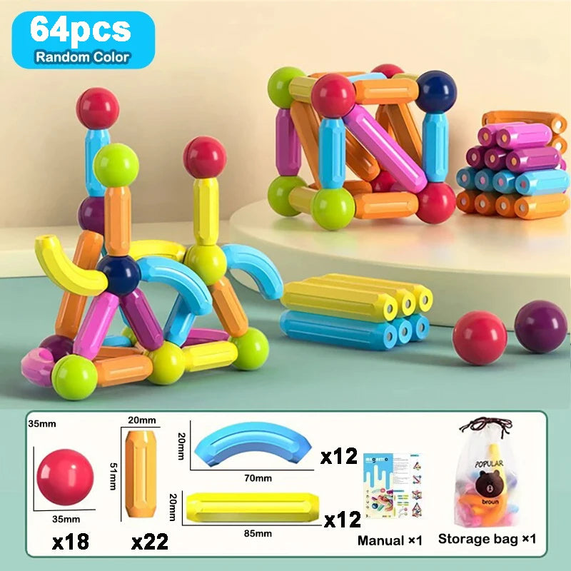 MagniBuild™ Montessori Magnetic Learning Set by Ainiki