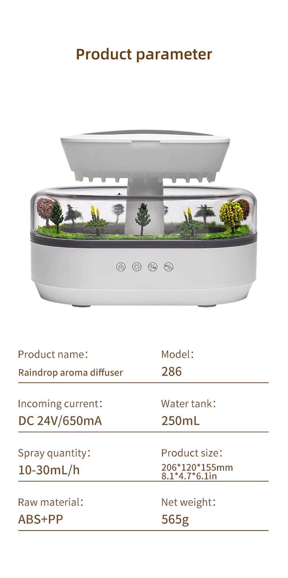 RainSound™ Smart Humidifier by Ainiki