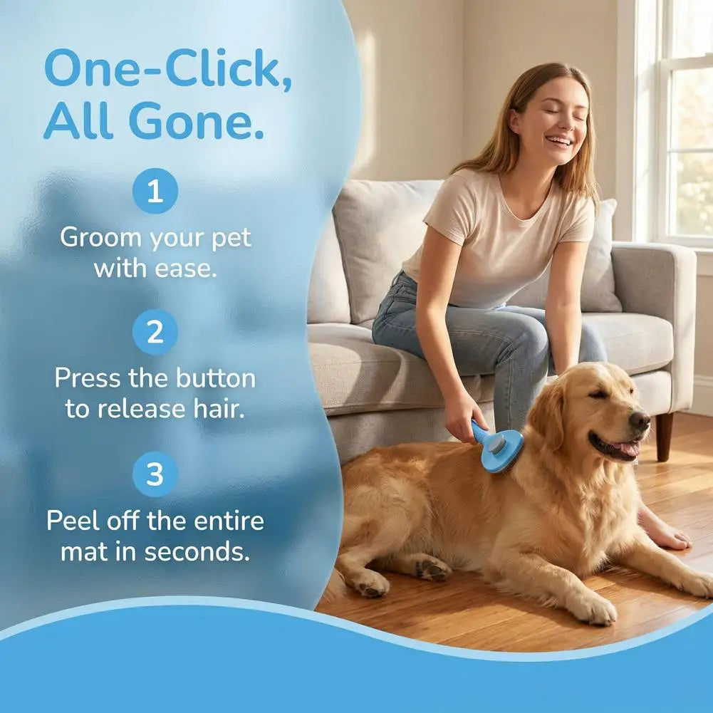 CleanFur™ Self-Cleaning Brush by Ainiki