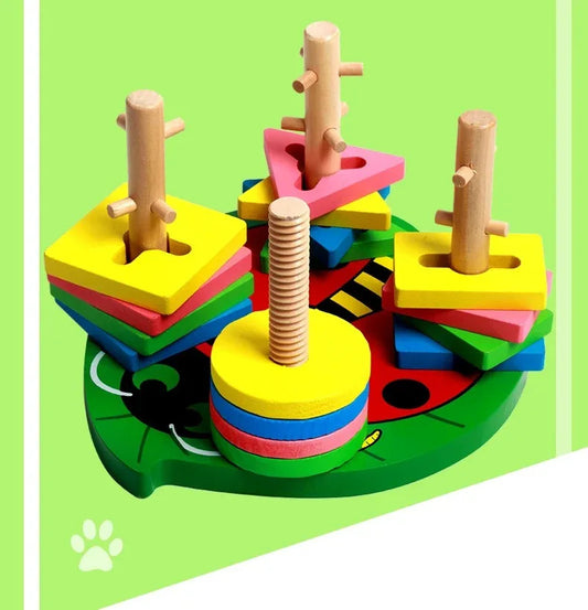 SmartStack™ Wooden Puzzle by Ainiki