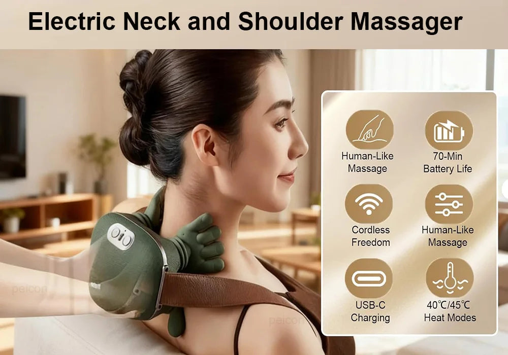 HeatRelax™ Neck & Shoulder Massager by Ainiki