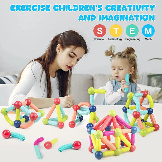MagniBuild™ Montessori Magnetic Learning Set by Ainiki