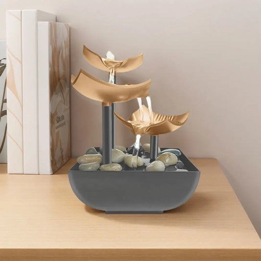 ZenFlow™ LED Meditation Water Fountain by Ainiki