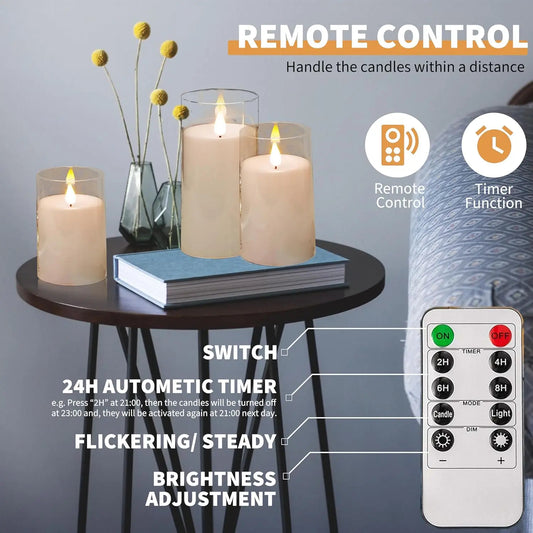  SoftFlame™ LED Candles by Ainiki