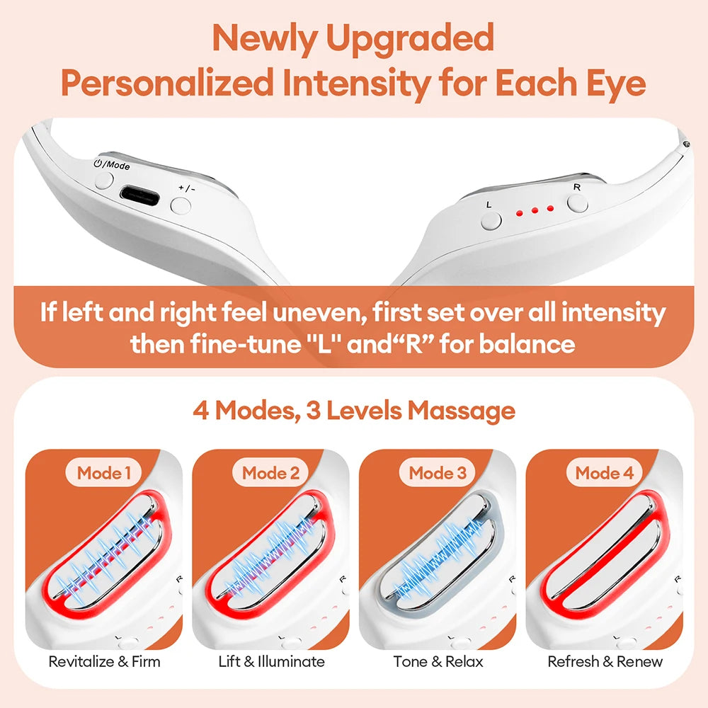 EyeRelax™ Red Light Therapy Eye Massager by Ainiki