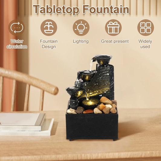 ZenCascade™ Waterfall Fountain by Ainiki