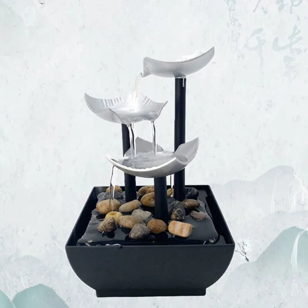 ZenFlow™ LED Meditation Water Fountain by Ainiki