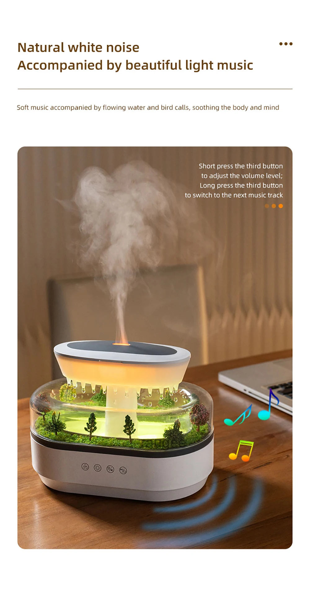 RainSound™ Smart Humidifier by Ainiki