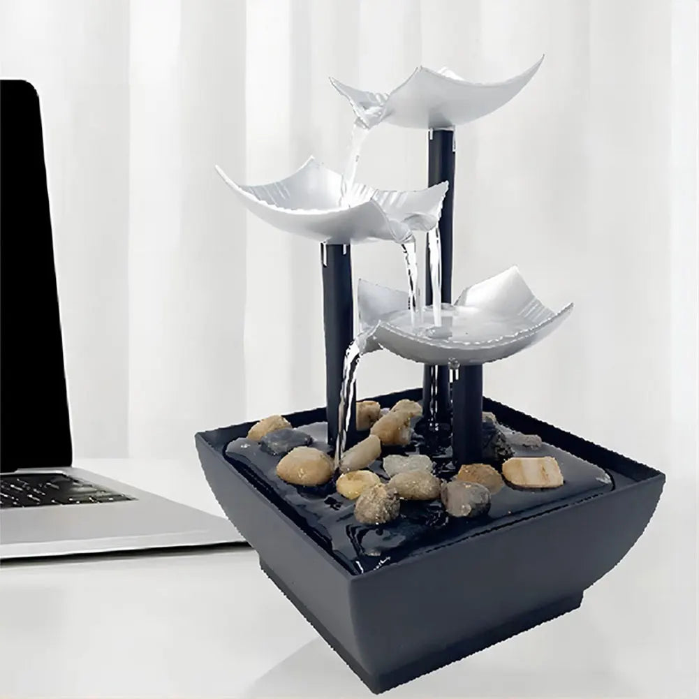 ZenFlow™ LED Meditation Water Fountain by Ainiki