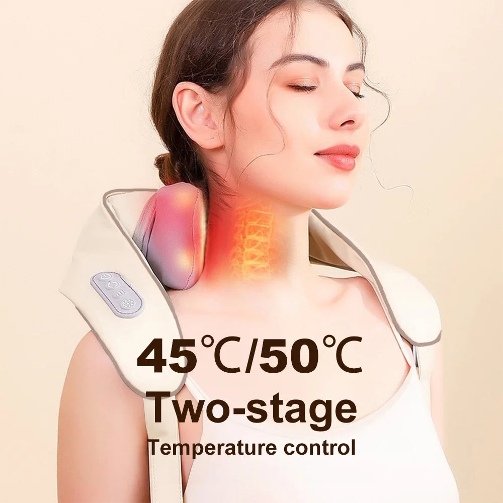 DeepKnead™ Elite Neck & Back Massager by Ainiki