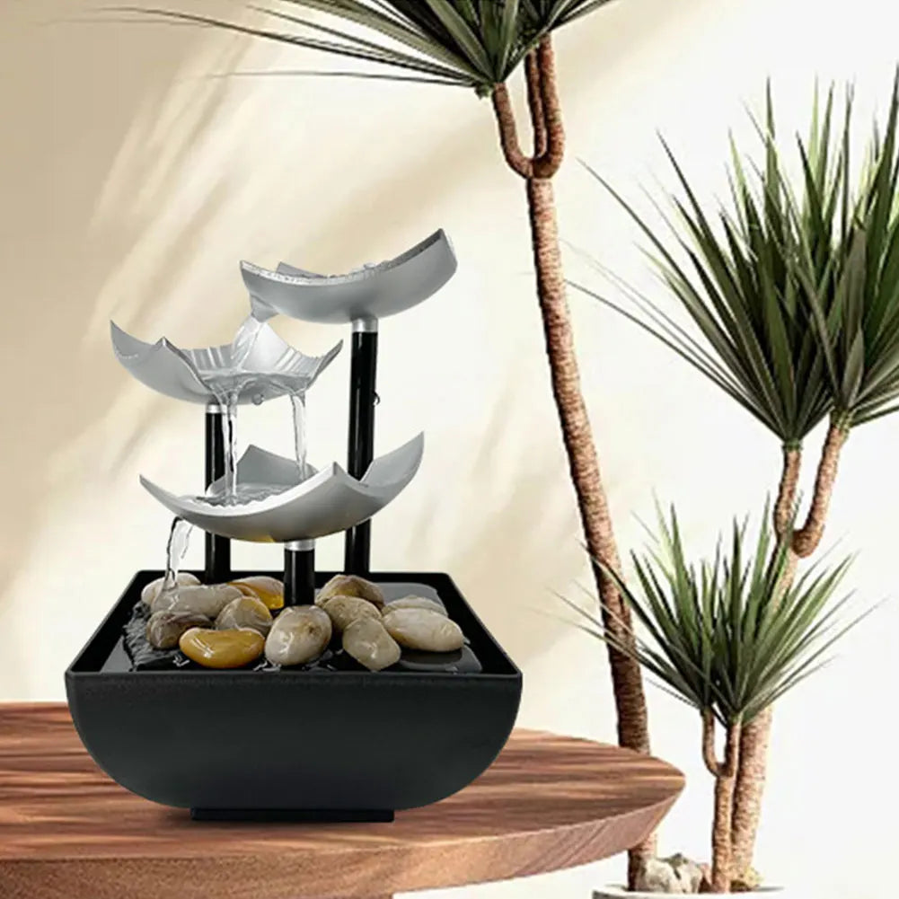 ZenFlow™ LED Meditation Water Fountain by Ainiki