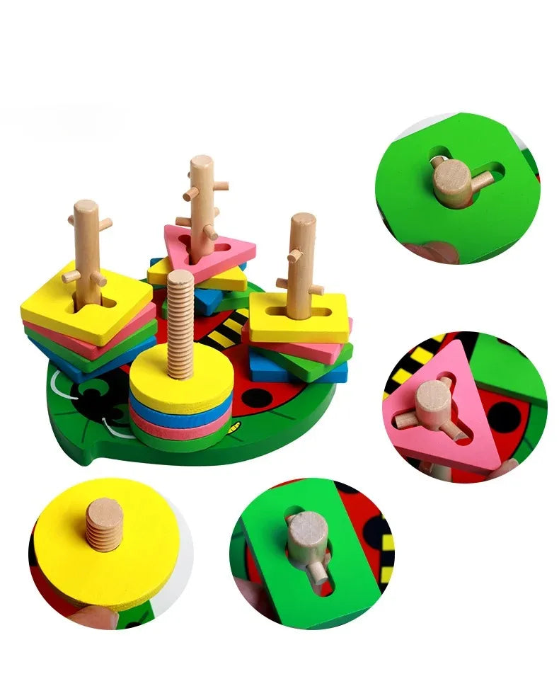 SmartStack™ Wooden Puzzle by Ainiki
