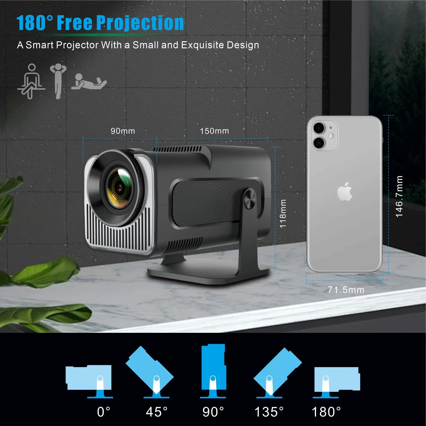 CinemaBeam™ Mini Projector by Ainiki