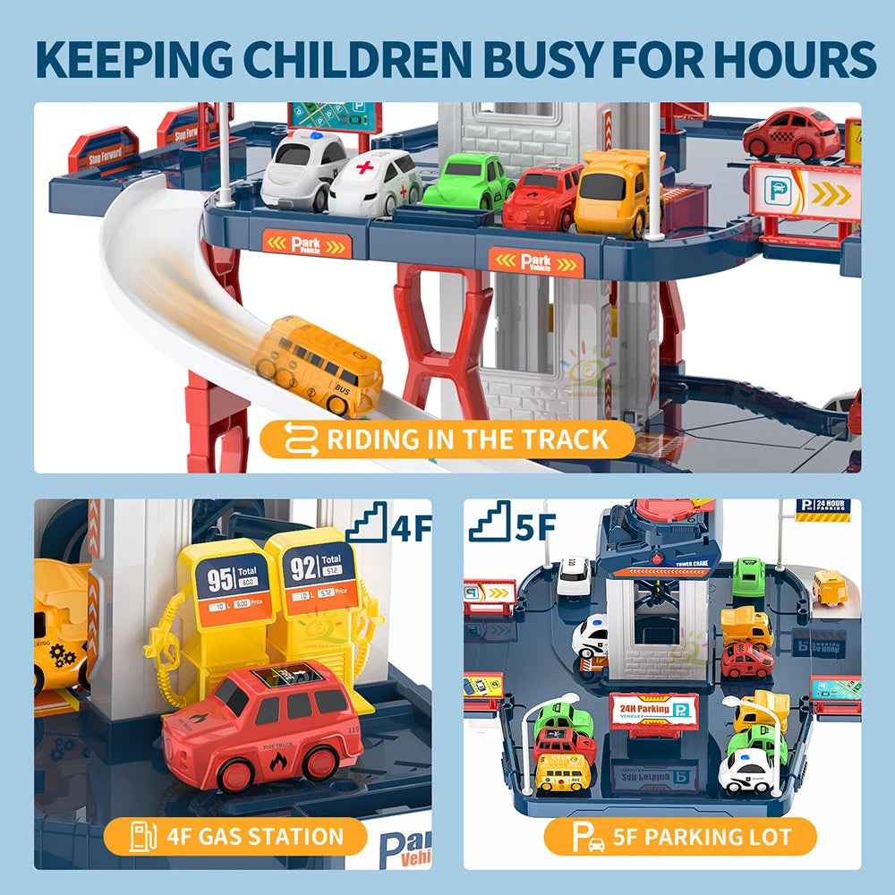 MiniGarage™ City Parking Play Set by Ainiki