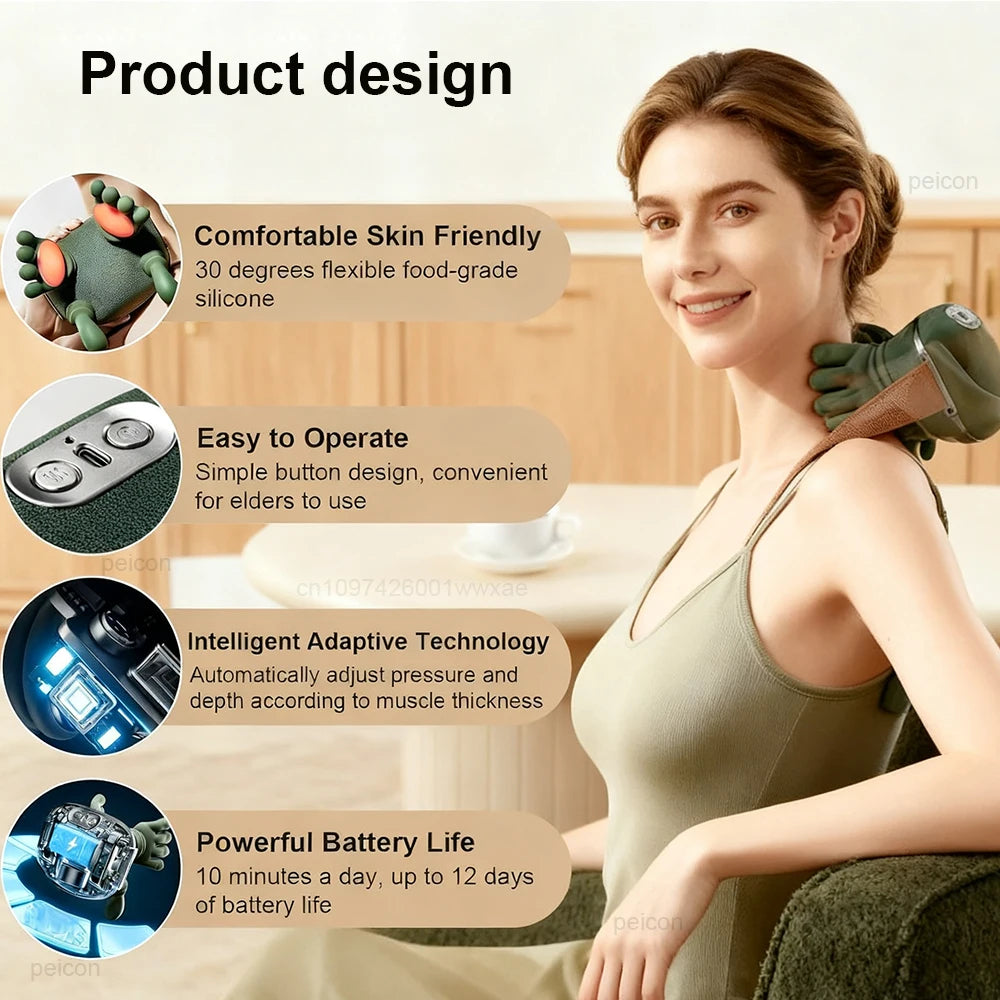 HeatRelax™ Neck & Shoulder Massager by Ainiki