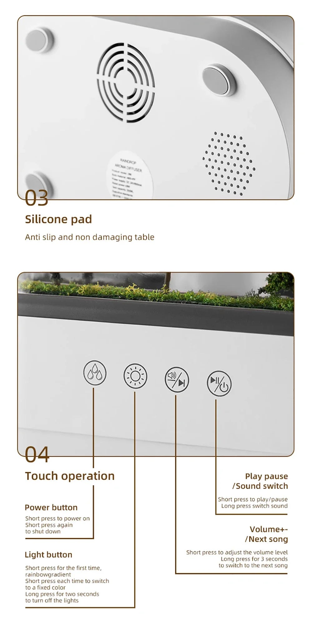 RainSound™ Smart Humidifier by Ainiki