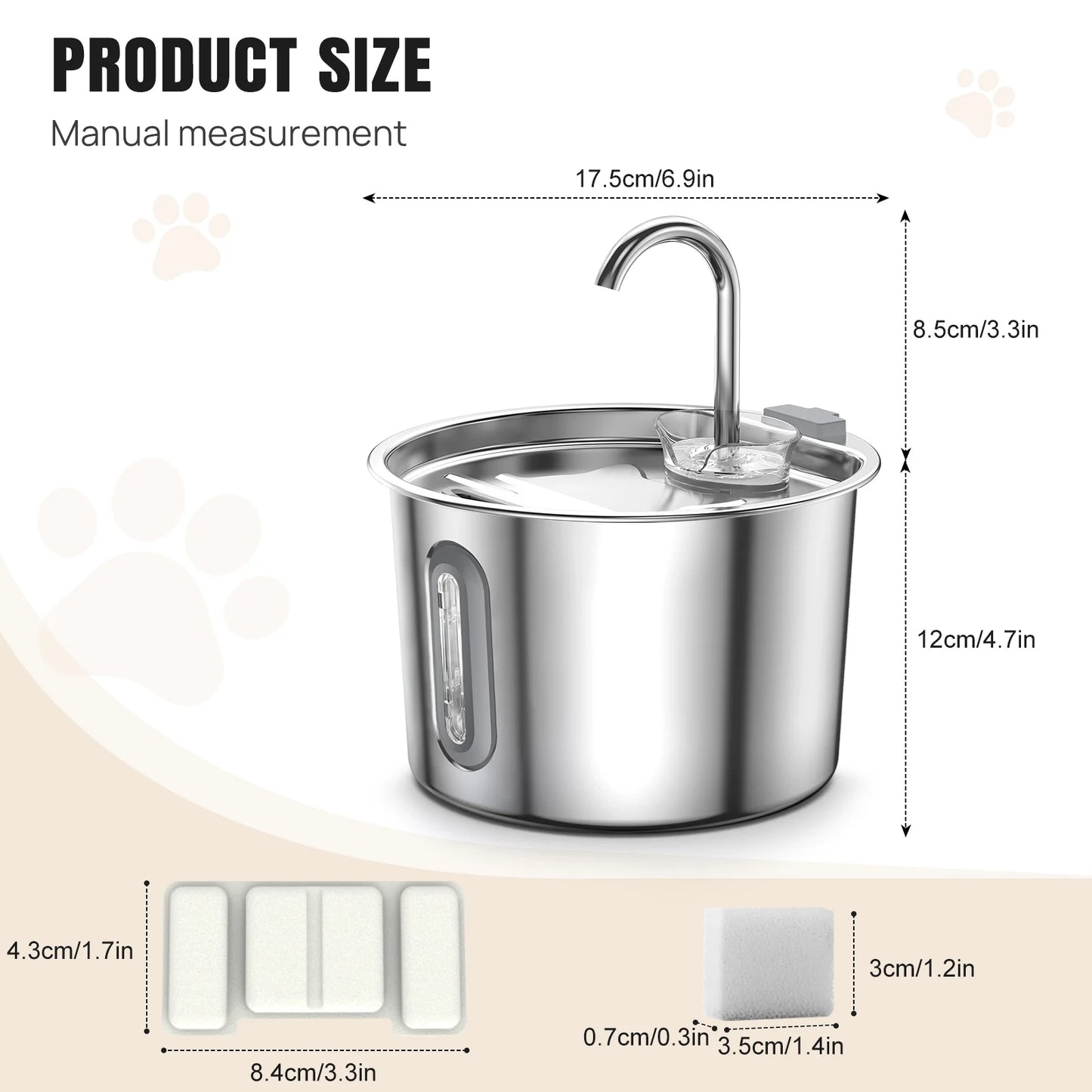 AquaFlow™ Smart Pet Fountain by Ainiki