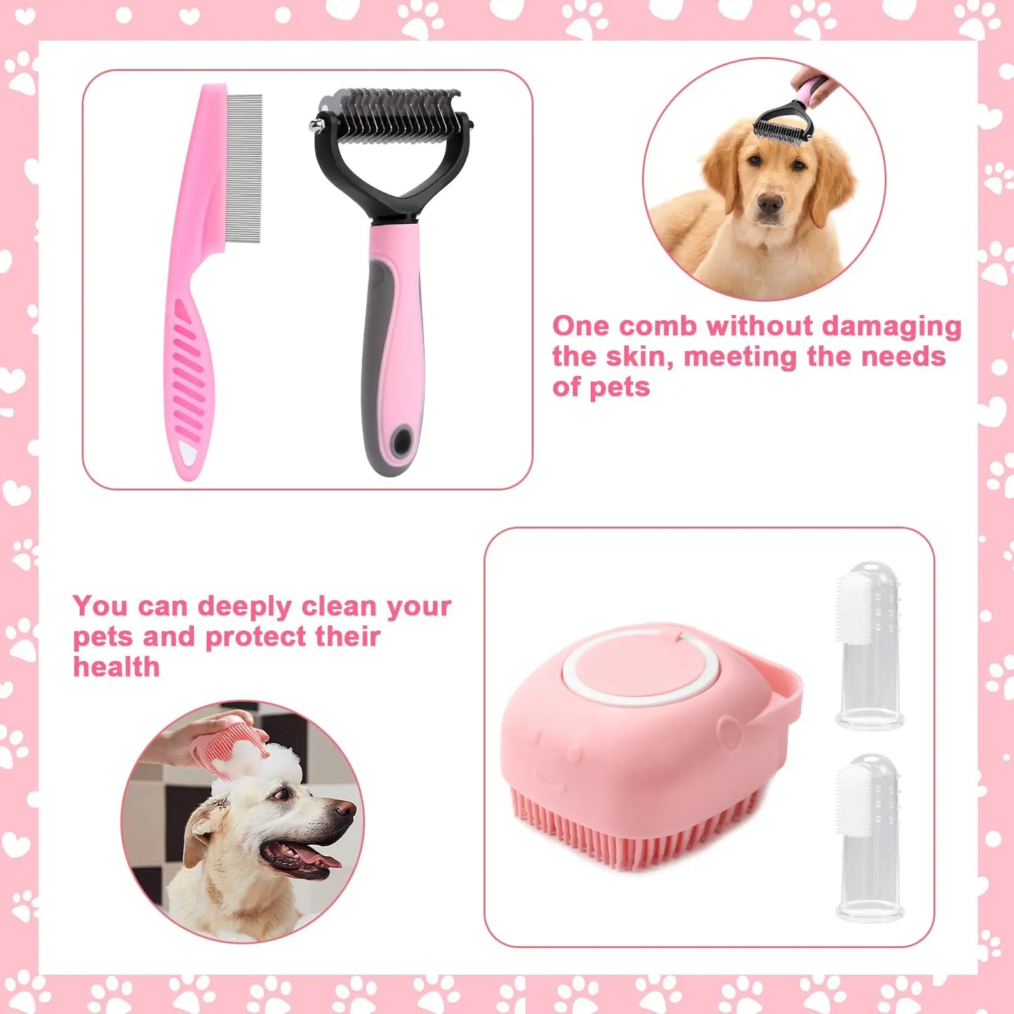 FurCare™ 8-in-1 Grooming Kit by Ainiki