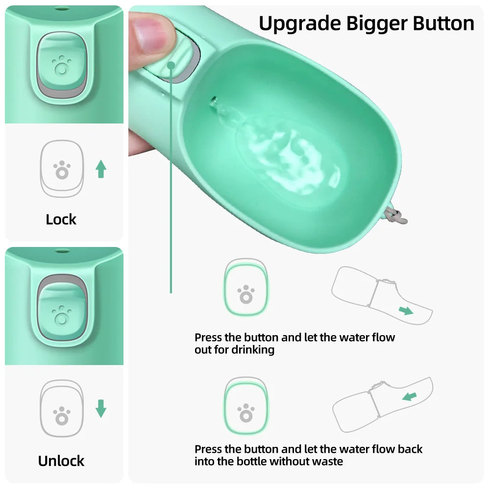 PawSip™ Travel Water Bottle by Ainiki 