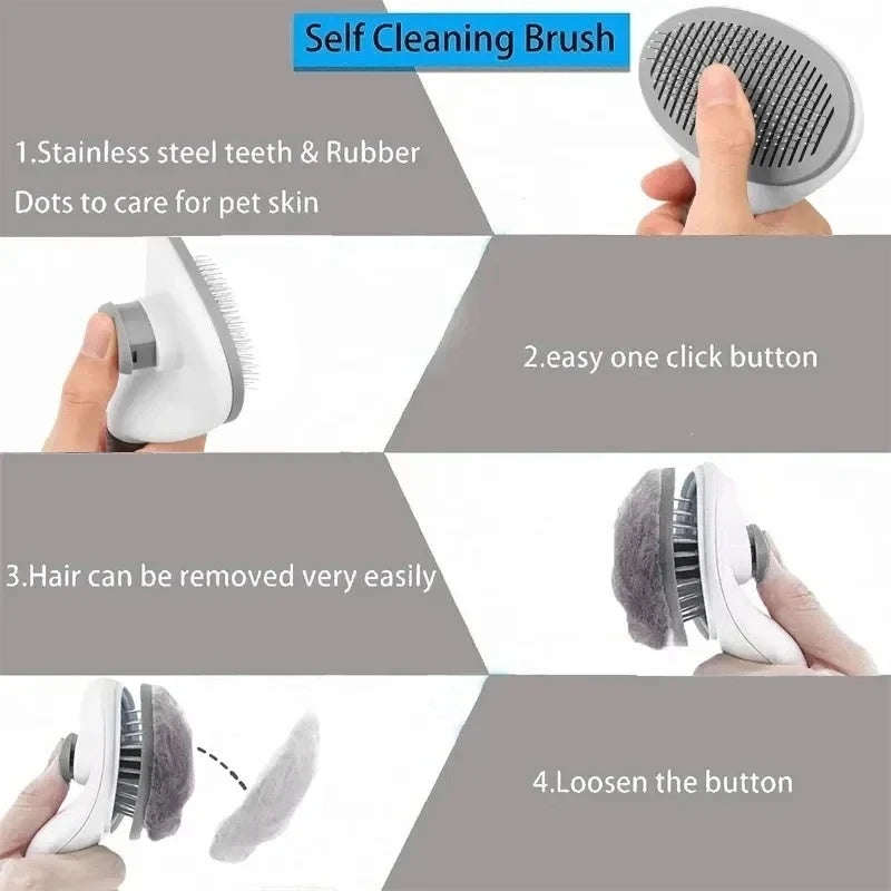 CleanFur™ Self-Cleaning Brush by Ainiki