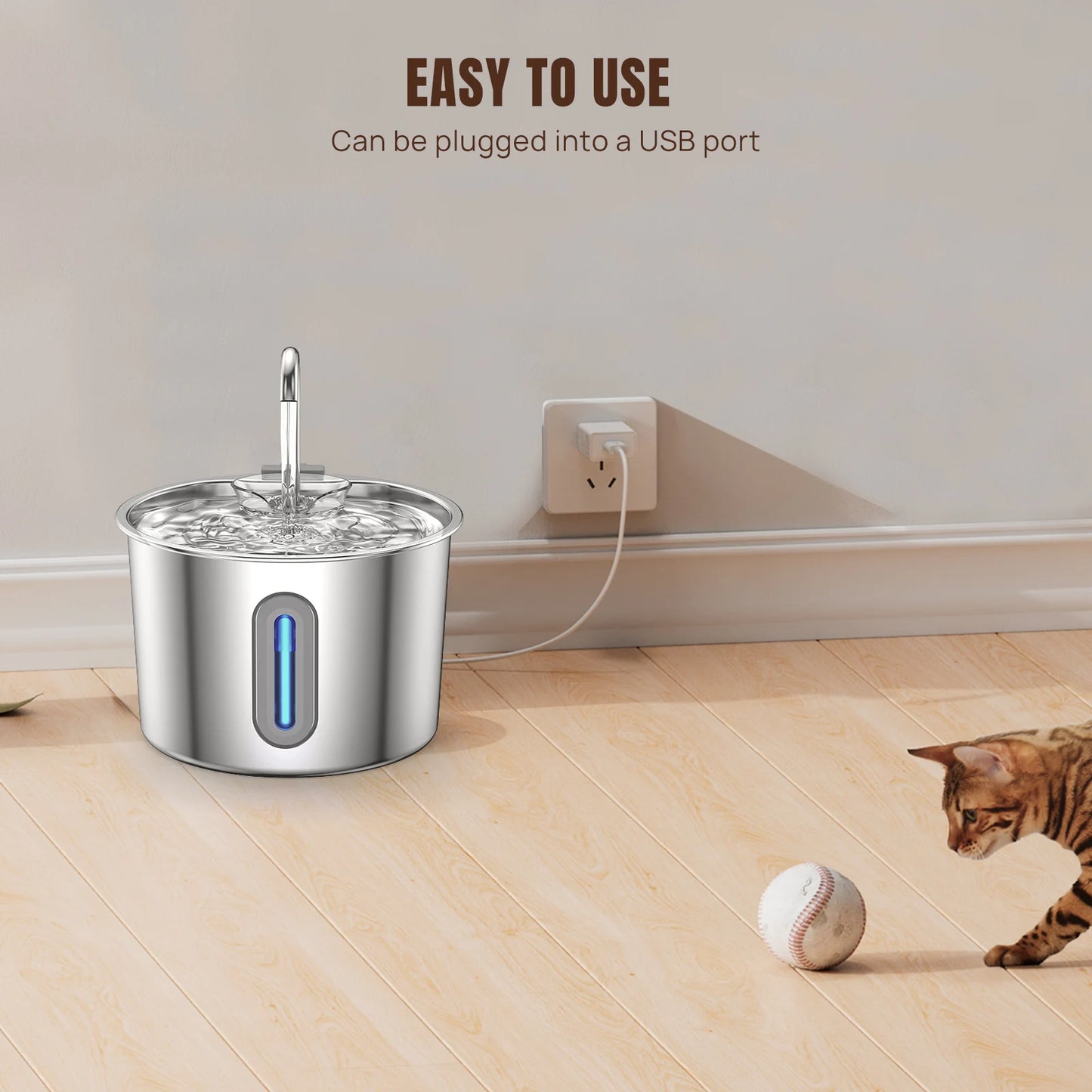 AquaFlow™ Smart Pet Fountain by Ainiki