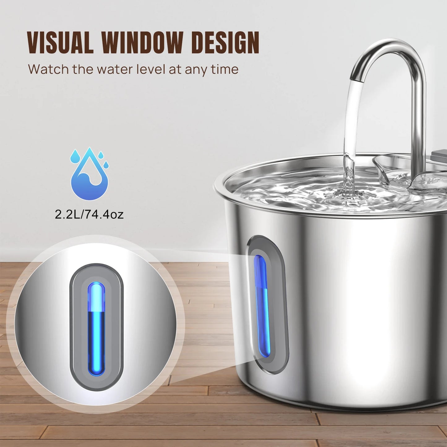 AquaFlow™ Smart Pet Fountain by Ainiki