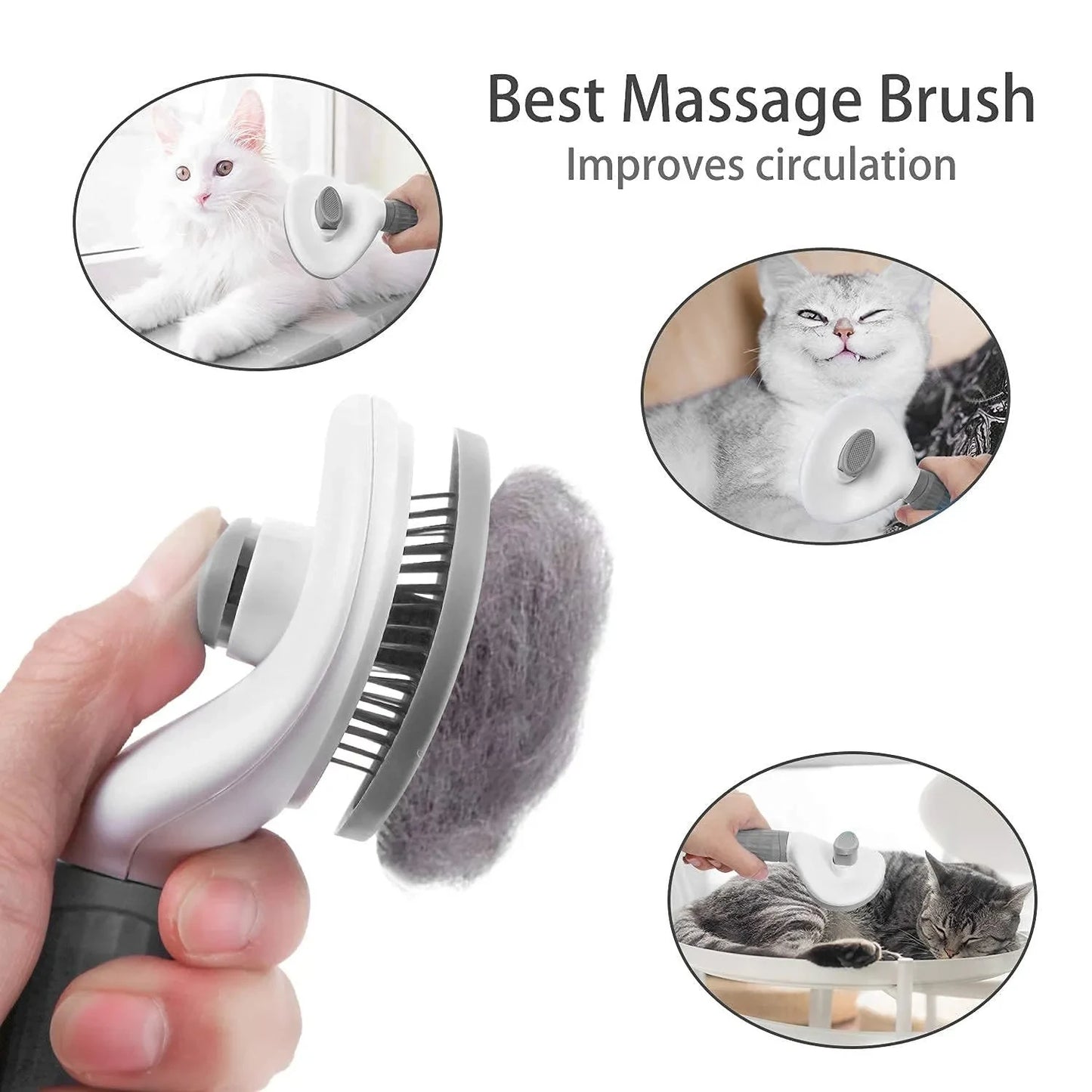 CleanFur™ Self-Cleaning Brush by Ainiki