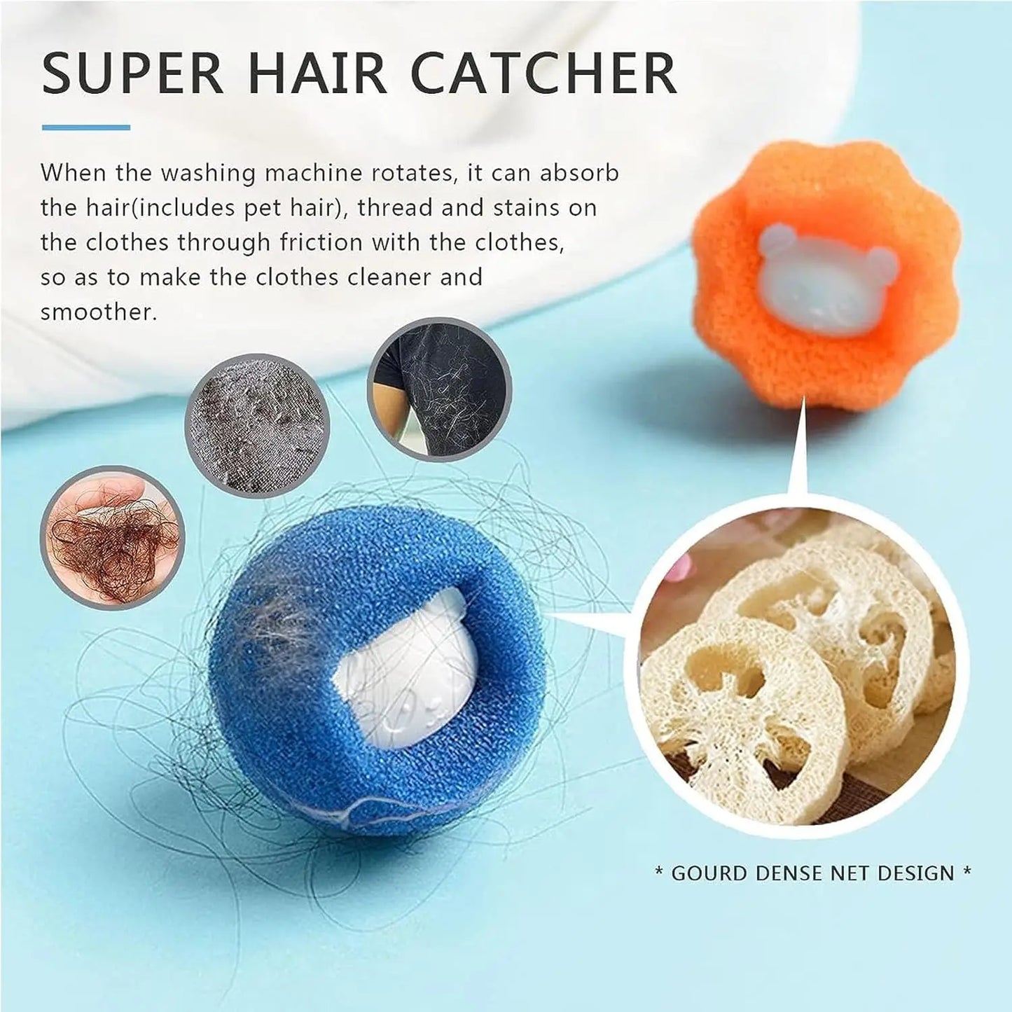 FurCatch™ Laundry Hair Remover Balls by Ainiki